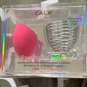 Cala makeup sponge and holder